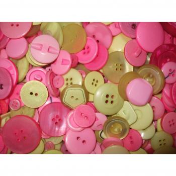 CraftyThings 50g Mixed HiViz Buttons