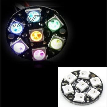 10pcs WS2812 5050 RGB LED Ring Light with Integrated Drivers