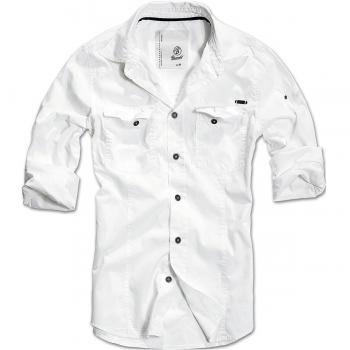 Brandit Slim-Fit-Hemd Weiß XXL