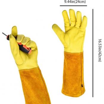 Rose Pruning Leather Gloves