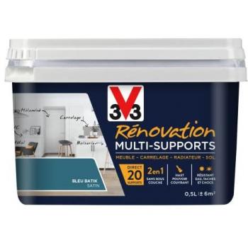 Bleu Batik Satin – Peinture Rénovation V33 118142 0,5 L