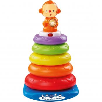 VTech Apilable Armando Colores Mágicos, Juguete Interactivo para Bebé
