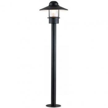 Gartenlicht Klampenborg 1‑Stelllicht, Schwarz, IP44, E27