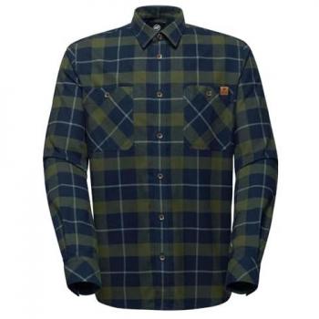 Camisa Manga Larga Mammut Alvra en Tonos Marinos L