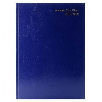 Academic Diary Week to View 2019-20 A5 Blue KF3A5ABU19