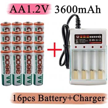Batería AA de Níquel 3600 mAh