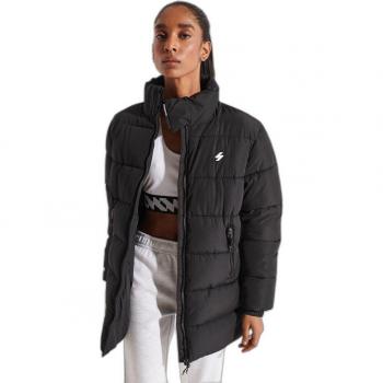 Superdry Giacca Sportiva Longline Nera XS