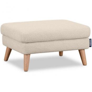 TAGIO Sitzhocker mit Holzgestell, Made in Europe