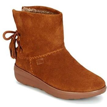 Fitflop Mukluk Shorty II Botas Slouch para Mujer, Marrón