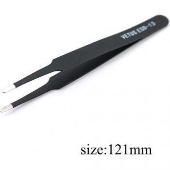 Curved Black Eyelash Tweezers