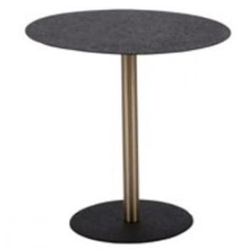 Table D'appoint En Métal Dex 50 Cm Noir