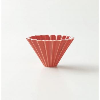 Red Origami Dripper, Small (S), K‑AI