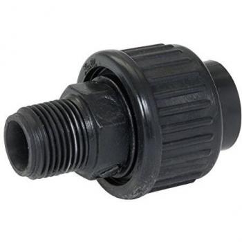 Union pression PVC Nicoll Femelle Ø25 Mâle 1' à visser