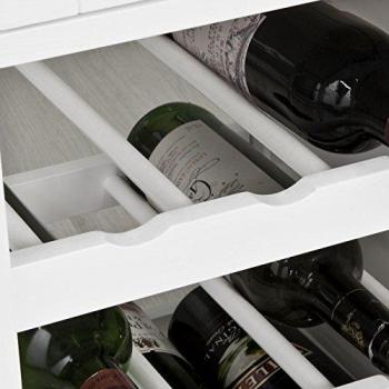 SoBuy White Kitchen Utility Cart