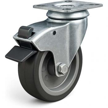 Roda Pivotante Wiltec 125 mm Freno 100 kg