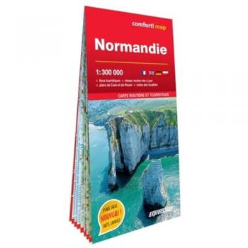 Normandie 1/300.000 (carte grand format laminée) Echelle : 1:300 000