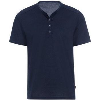 TRIGEMA Elegance Knopf‑T-Shirt – 1‑Pack, 100 % Baumwolle
