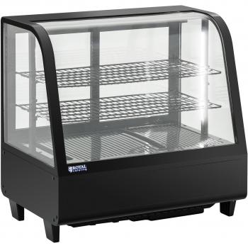 Vetrina refrigerata da banco 100 L 3 livelli colore nero