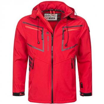 Arctic Seven Herren Softshelljacke ASPierr mit abnehmbarer Kapuze