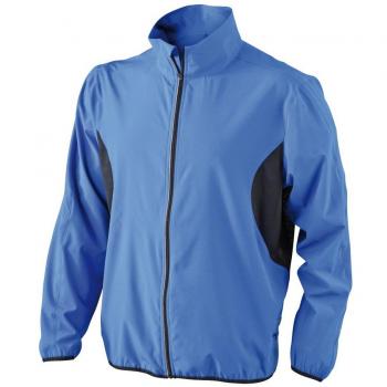 James & Nicholson 3XL JN444 Men's Running Jacket, Royal Black Edition