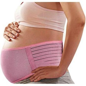 Pink Pregnancy Relief Belt – SIYWINA Maternity Support (XL)