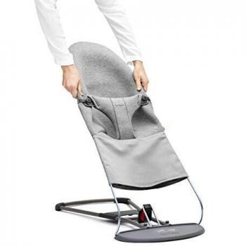 Light Grey 3D Jersey Fabric Seat for Bouncer Bliss