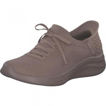 Skechers Ultra Flex 3.0 Damen Sneaker – Pure Color Dunkelbraun, Textil
