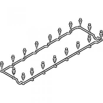 Gasket Set, cylinder head cover ELRING 714.660 for MAN TGA 10.5 2001-2008