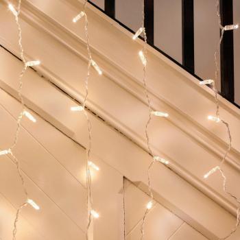 Connectable 16m Warm White Curtain Lights