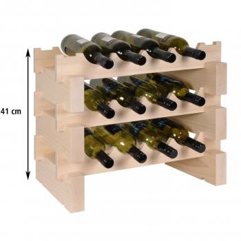 Casanova FlexiWine – 12‑Reihe, Naturbuchen, H42 x B55 x T32 cm