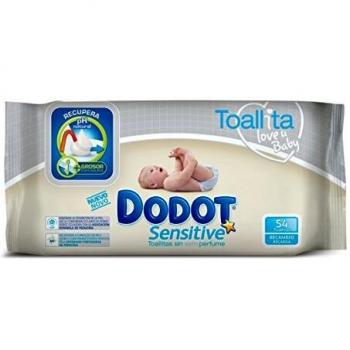 Dodot Sensitive Baby Wipes 54 Pack