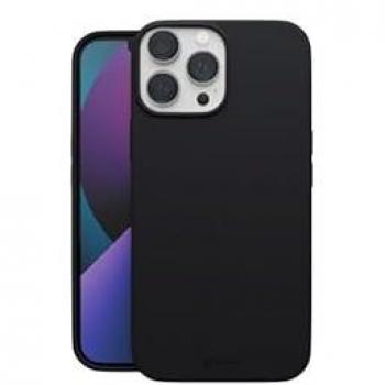 Prio Flexibles Silikon Cover für Samsung S22 Ultra, Schwarz
