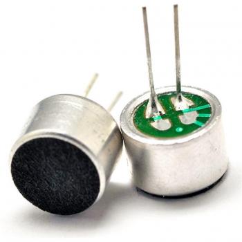 Kit 100 Microphones à Condensateur 9x7 mm – Sensibilité 52 dB, Broche