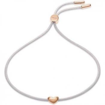 Esprit 925er Silberarmband mit Perlon/Nylon