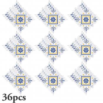 Diagonal PVC Tile Stickers