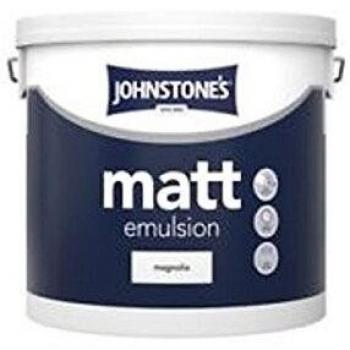 Johnstone's 5 l Matt Emulsion Paint, Magnolia