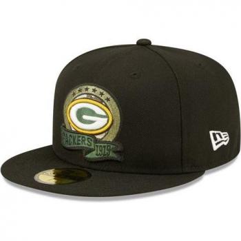 New Era Black Packers 59Fifty Cap