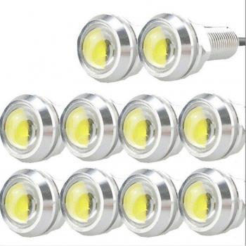 10PC 3W LED Lumière de Stationnement Oeil d'Aigle 18mm