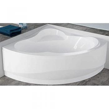 Vasca Angolare Novellini Una 135x135 cm con Telaio e Pannello