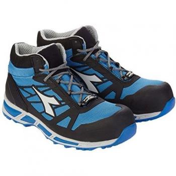 Diadora Samba Super, Sneaker Bas du Cou Homme, Blanc Cassé (Azzurro/nero), 37 EU