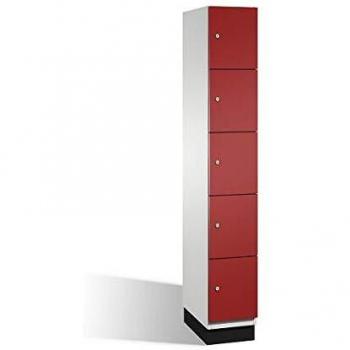 Armadietto a scomparti C+P con porte in acciaio