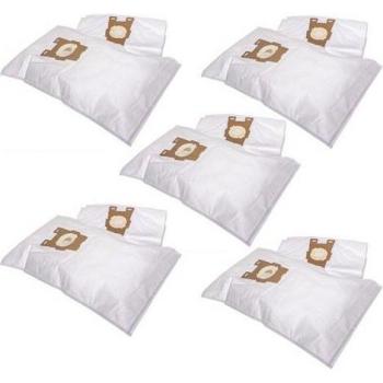 50x White Microfleece Vacuum Bags for Kirby Generation 7 & 8