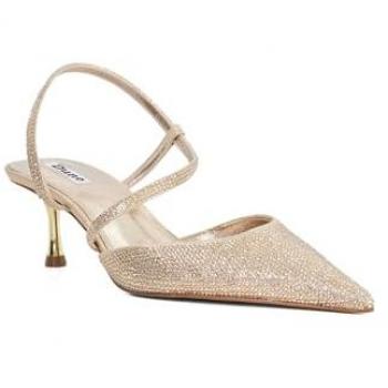Competition Dune London – Sandales à Bride Arrière Metallic