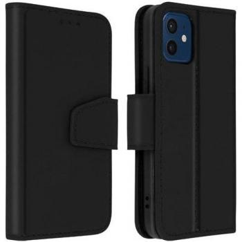 Funda de Piel para iPhone 12 Mini con Tarjetero y Soporte