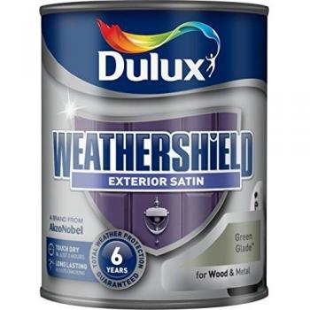 Dulux Weathershield 750ml Satin Finish Green Glade