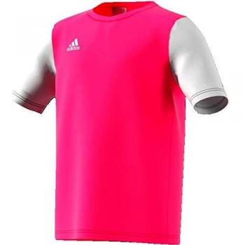 T-shirt adidas Estro 19 kids rosa bianco 140