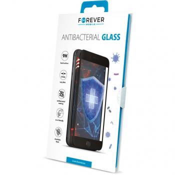 Protezione Tempered Glass Forever con Funzione Antibatterica Nero per iPhone X/XS/11 Pro
