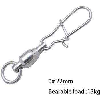 OUTKIT 10pcs Premium Stainless Steel Fishing Swivels
