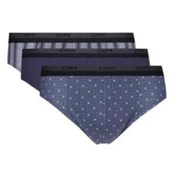 Lot de 3 slips Dim en coton colorés