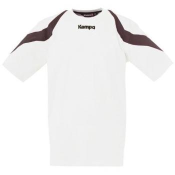 Kempastyle Motion T-Shirt – Weiß & Dunkelgrau – L